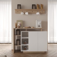 ركن كوفي Alfa ابيض مع بيج