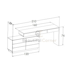 تسريحه رمادي فاتح مع رمادي غامق