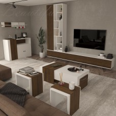 طاولة تلفاز ابيض مع جوزي NewVictorya