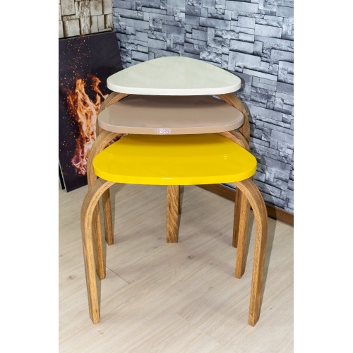 طقم طاولات خدمة بعدة الوان F-2023